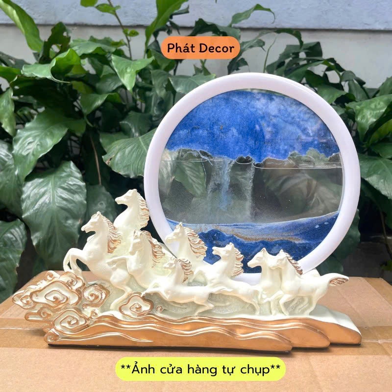 Bat Ma Truy Pong Horse Hourglass ของขวัญพิธีขึ้นบ้านใหม่และเปิดแกรนด์