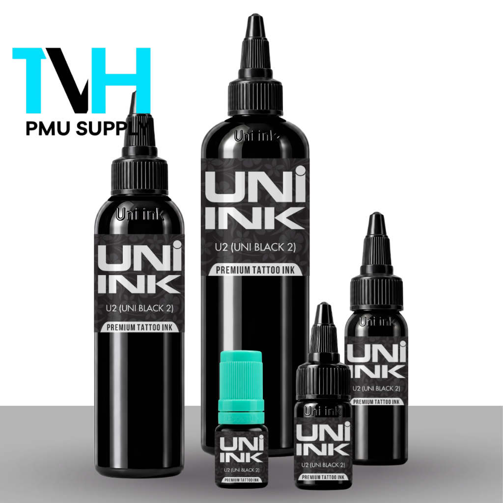 UNI INK U2 Tattoo INK - UNI BLACK 2 INK - สี Super BLACK - ใช้รอยสัก | ดีซีพีเอ็กซ์ ทีวีเอช