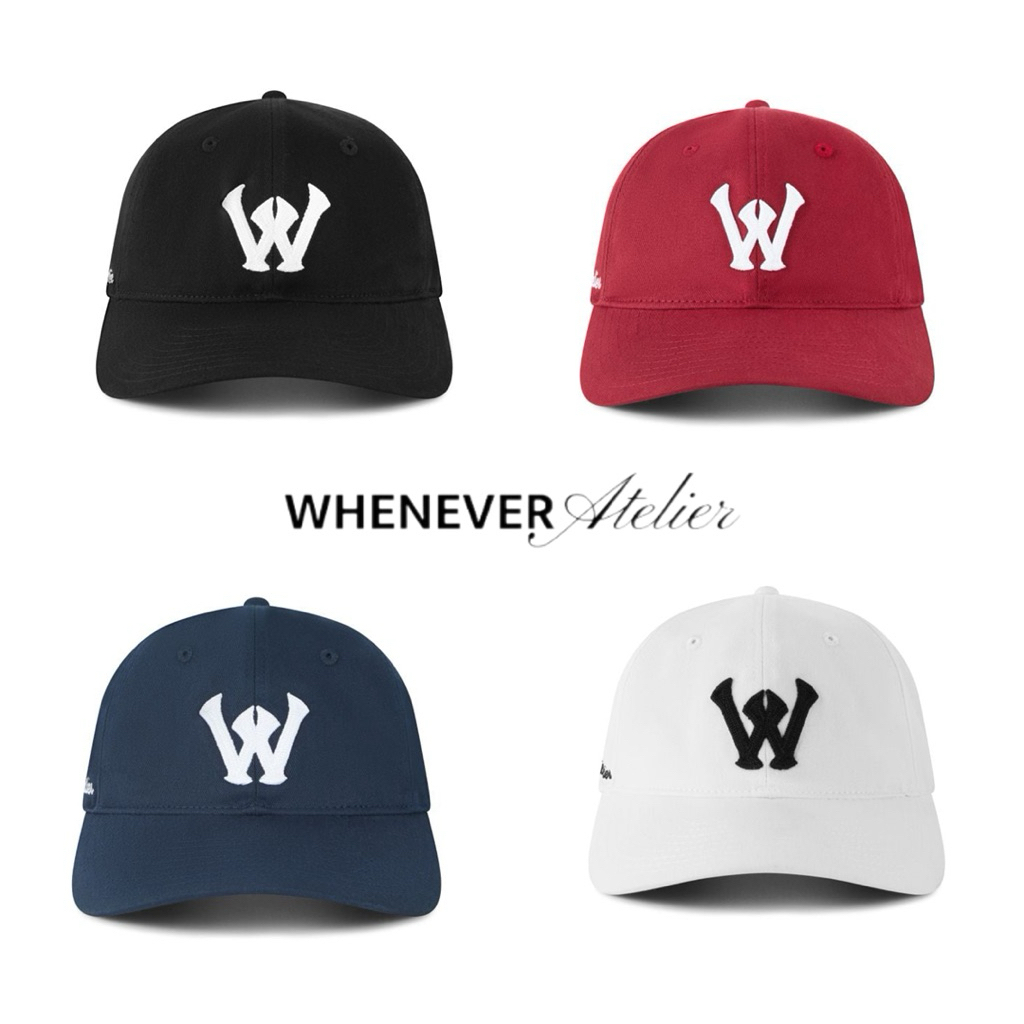 "WHENEVER" FORM BALLPARK BOY CAP - W BALLPARK HAT 4 สี (ฟรีเมื่อเอเวอร์กระเป๋า)