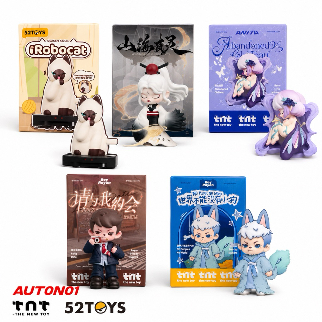Blind Box - Blind Box Figure with ของแท้มากมาย Sleep Robocat Anita Boy Ryan series - OTHER ART TOYS