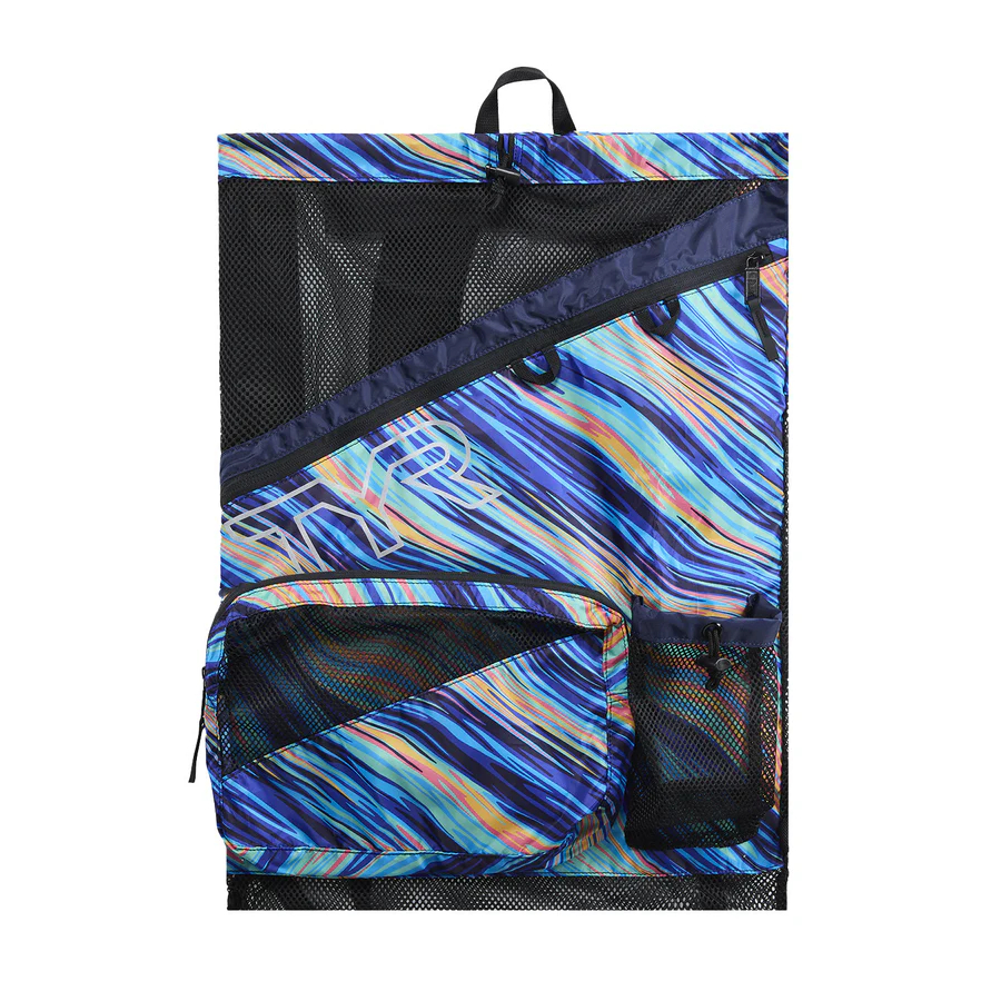 ของแท้ TYR Elite Team Mesh Backpack 40L Teal/Orange