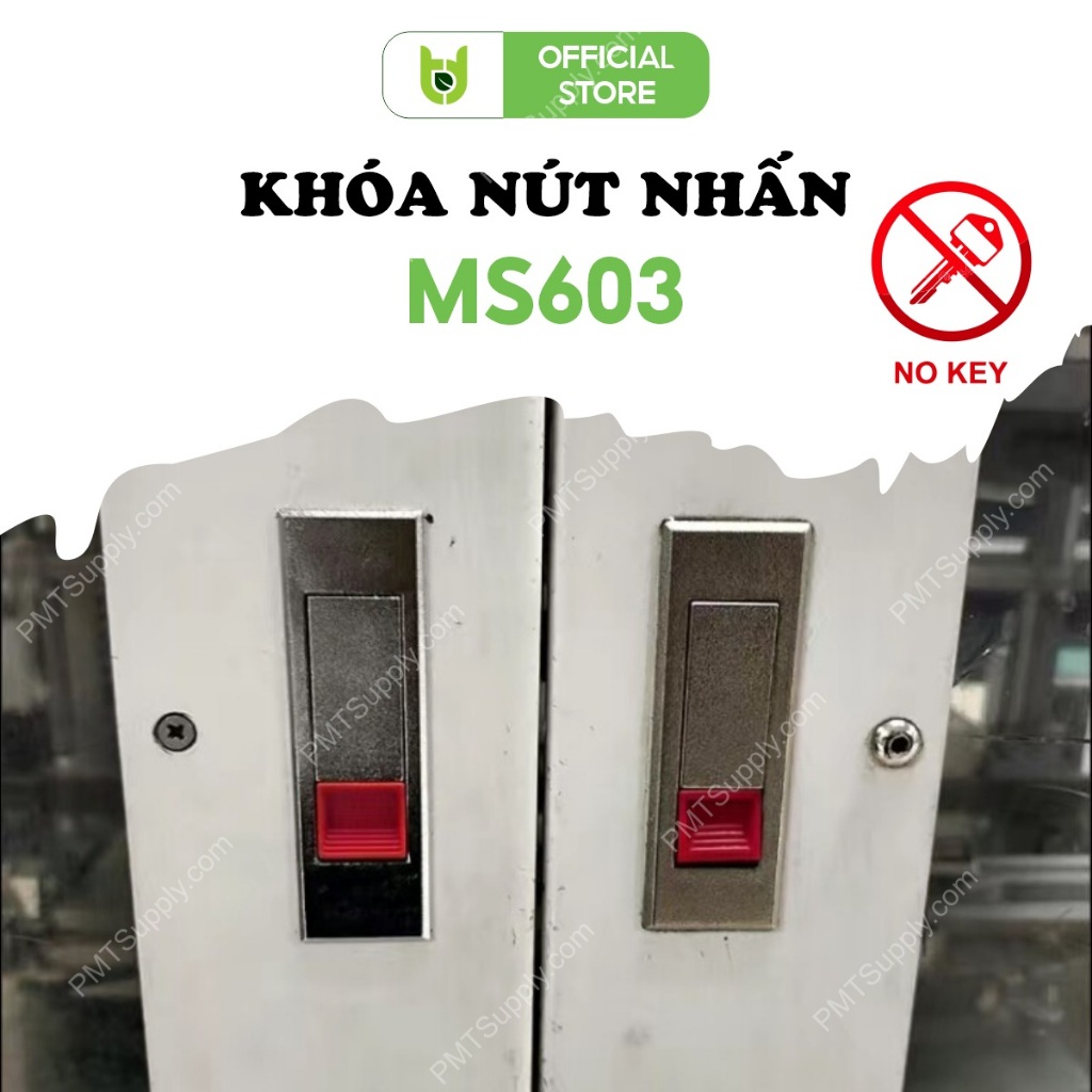 ล็อคตู้ไฟฟ้า MS603-2 - Keyless Push Lock