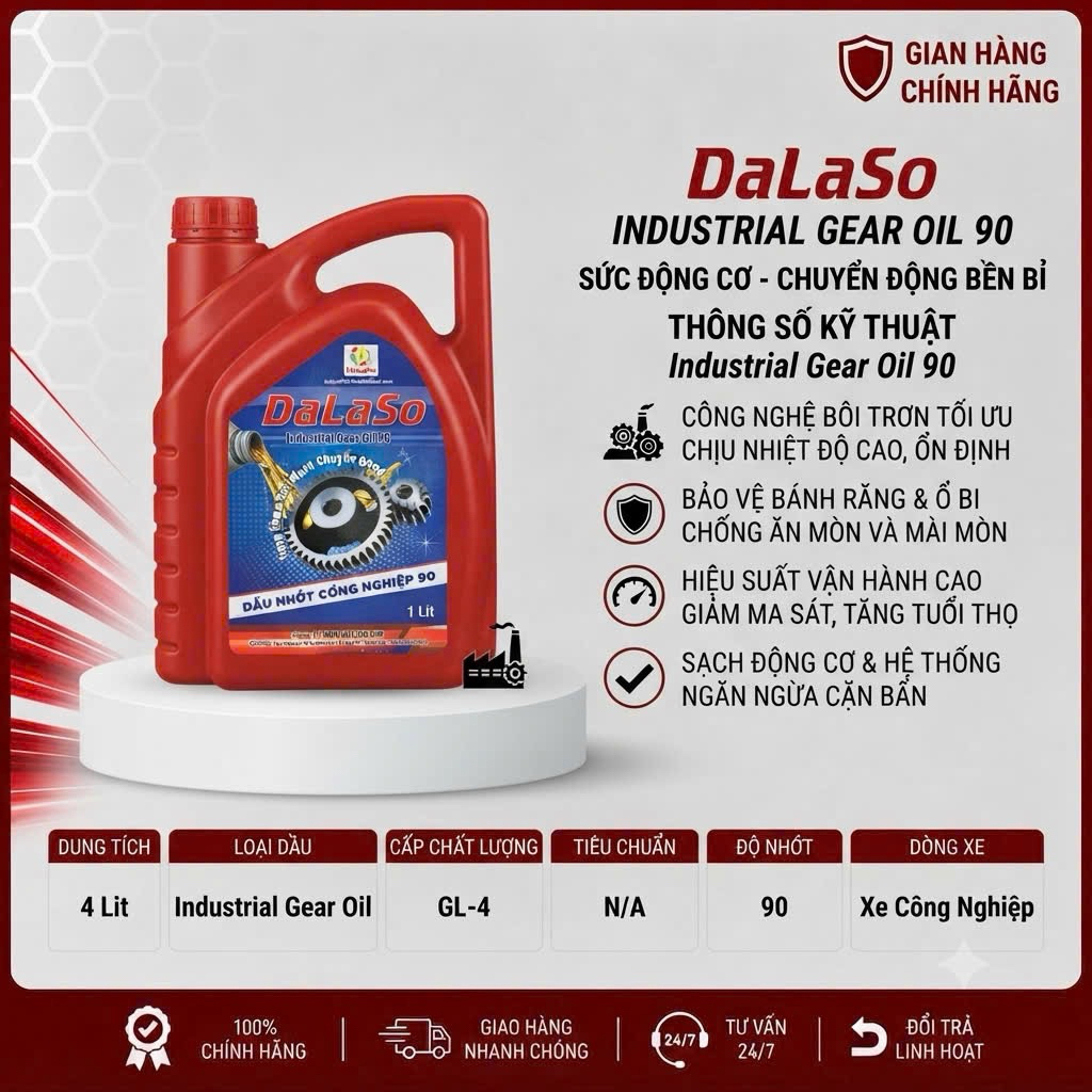 DALASO INDUSTRAL TRANSMISSION LUBRICAANT 90 - 4L