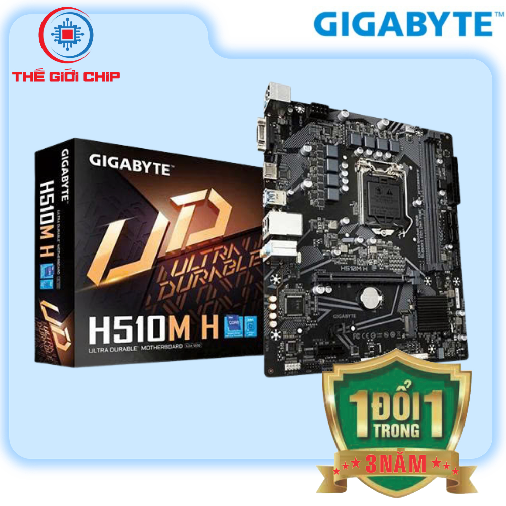 INTEL เมนบอร์ด Gigabyte H510M H เหมือนใหม่ รับประกัน: 36 เดือนโดยซัพพลายเออร์