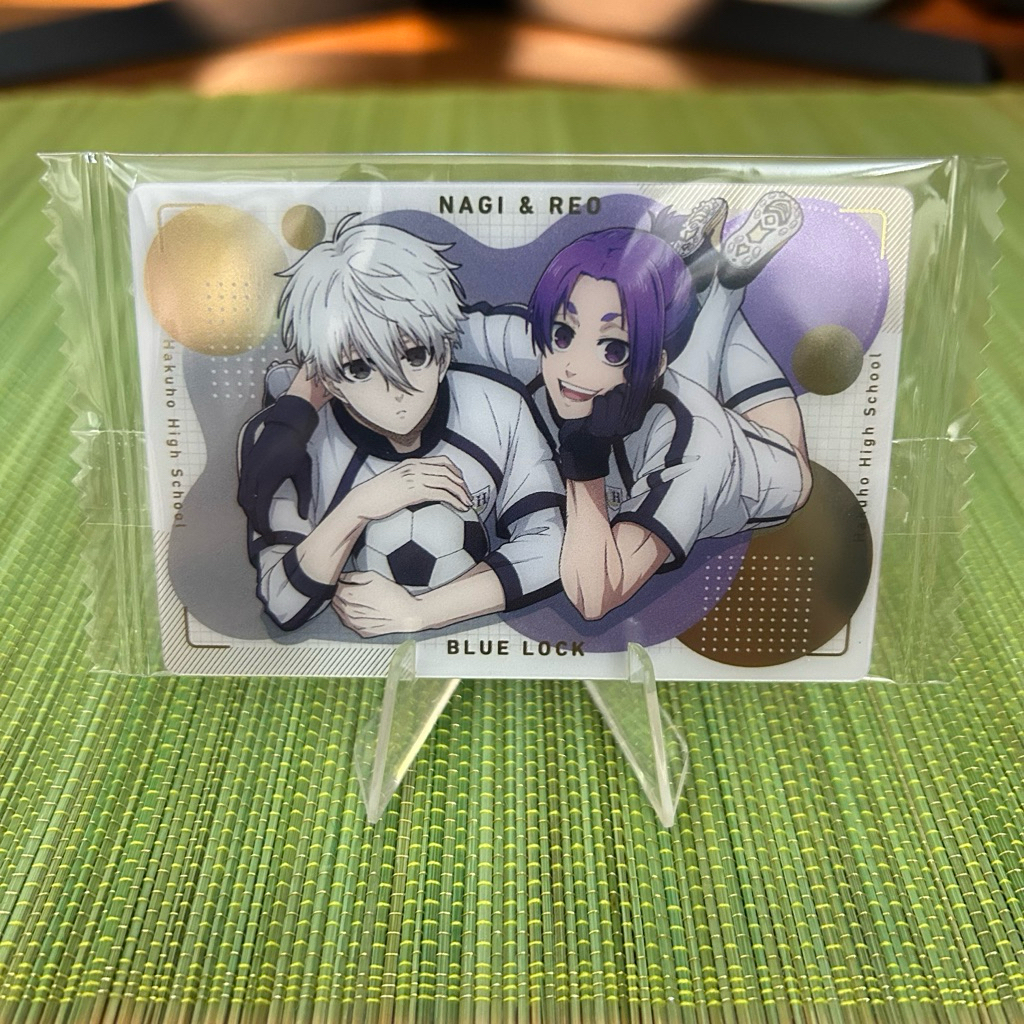 การ์ดเวเฟอร์โลหะ Blue lock VR Nagi & Rio