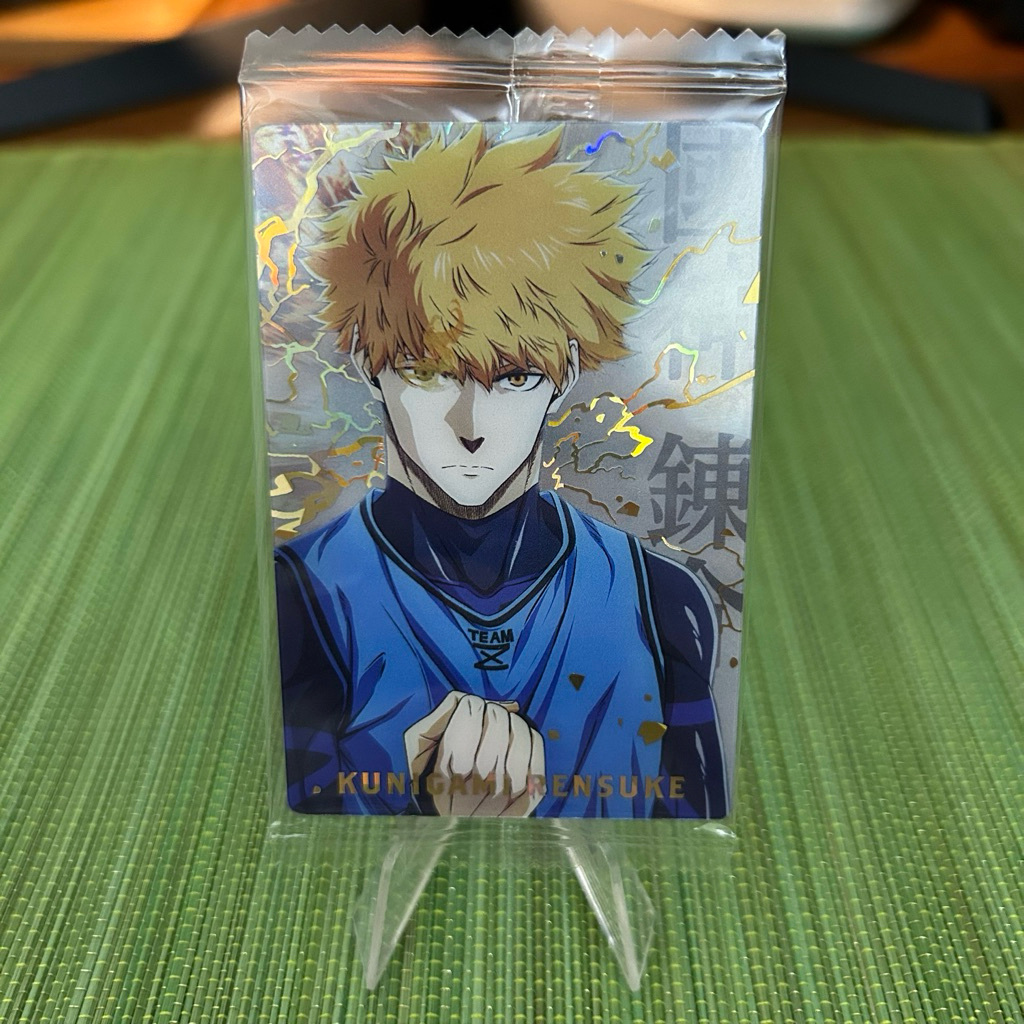 การ์ดเวเฟอร์โลหะ ล็อคสีน้ําเงิน SR Kunigami Rensuke