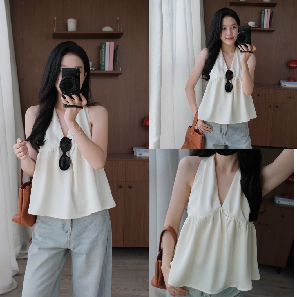 Rena Top (TSW) เสื้อกล้ามคอเต่าบานผู้หญิง