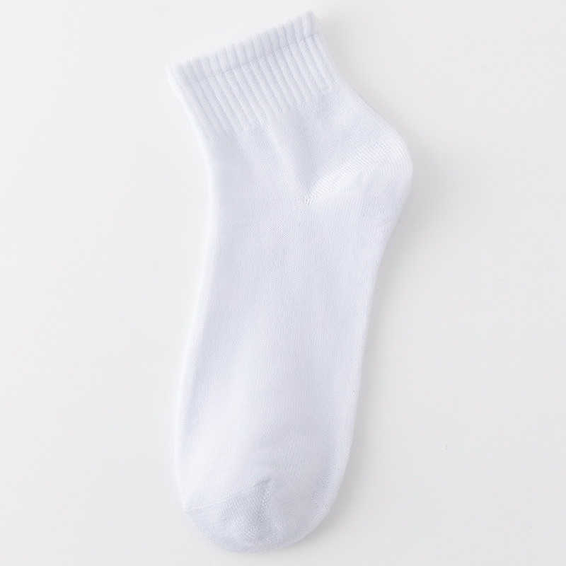 COMBO 5,10 PAIRS OF WHITE COTTON SHORT SOCKS TO ANTI-FOOT ODOR (IB TO SEE DETAILED PHOTOS)