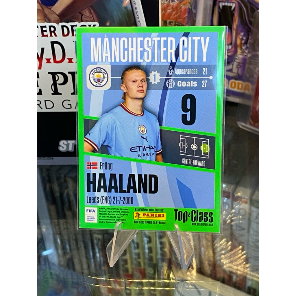 [SUPER CARDIOVAITY] Erling Haaland Player Card Top Class 2024 ฐานแมนซิตี้