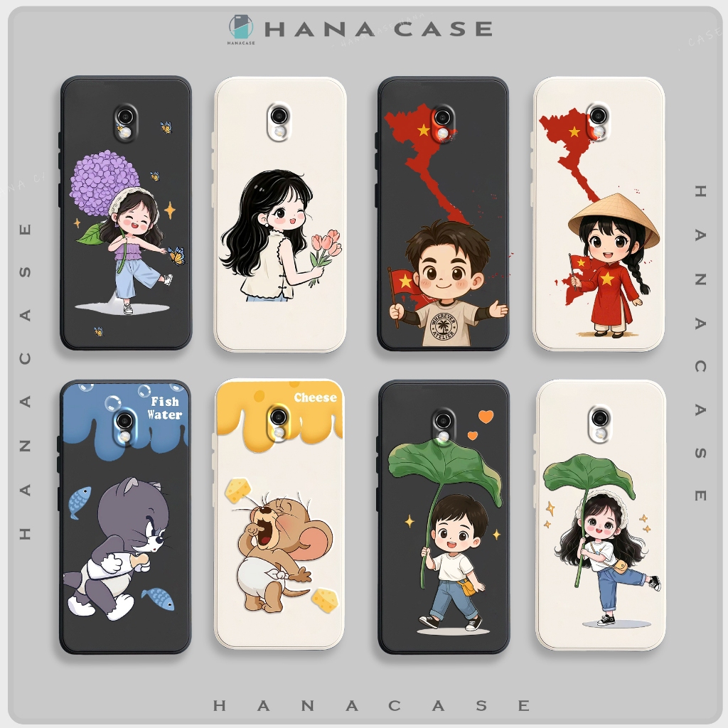 เคส Xiaomi Redmi 8A / Redmi 8A DUAL / Redmi 8A Pro ขอบเหลี่ยม ยืดหยุ่น น่ารัก