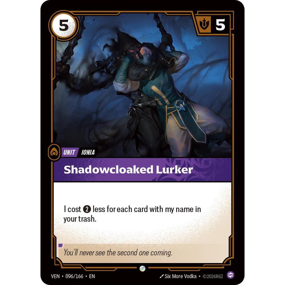 การ์ด Riftbound VEN-096/166 - Shadowblade Lurker - หน่วย - ทั่วไป