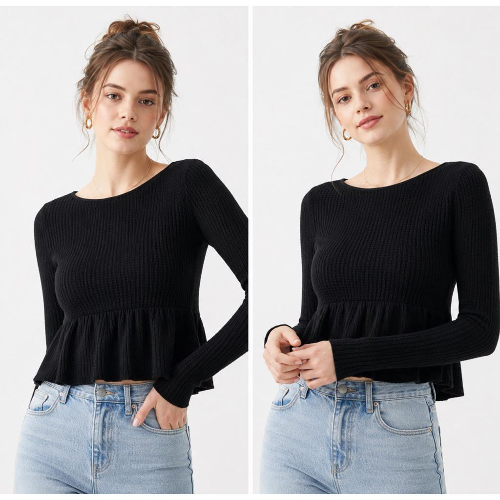 เสื้อแขนยาวตุ๊กตาเด็ก Pacsun