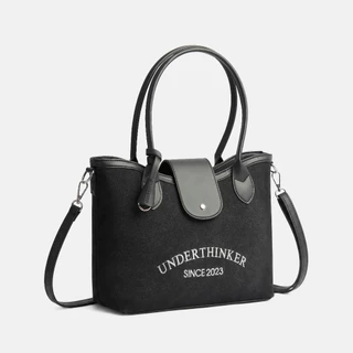 HAVIS Suede PU Tote Bag Laptop Work School Travel Large Capacity Unisex Shoulder Bag Chic | M STUDIO