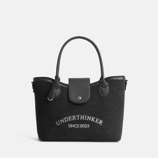 HAVIS Suede PU Tote Bag Laptop Work School Travel Large Capacity Unisex Shoulder Bag Chic | M STUDIO