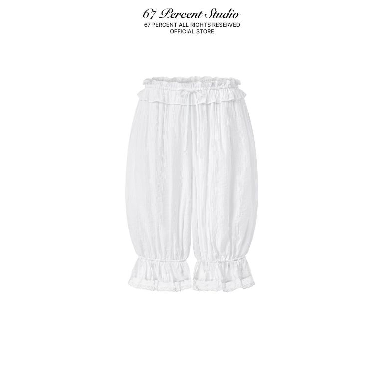 กางเกงกลางลูกไม้ 67PERCENT/67% - MOOURNING PANTS