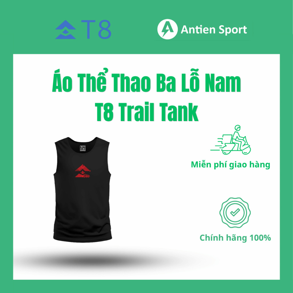 T8 Trail Tank เสื้อกล้ามกีฬาผู้ชาย