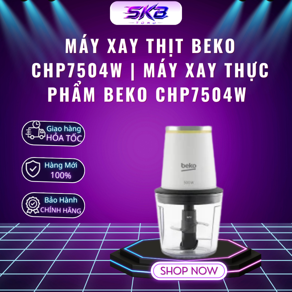 Beko CHP7504W เครื่องบดเนื้อ | Beko CHP7504W เครื่องปั่นอาหาร - 12 เดือน