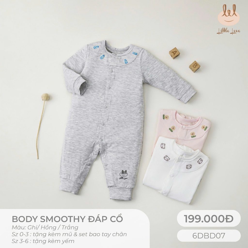 Lil Little Love ปัก smoothy bias set [Super Soft, Cool, Smooth, Stretch and Good Sweat Absorption] S