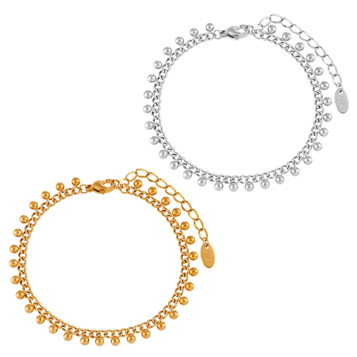 TA165 สร้อยข้อมือผู้หญิงเหล็กไทเทเนียม Stylized