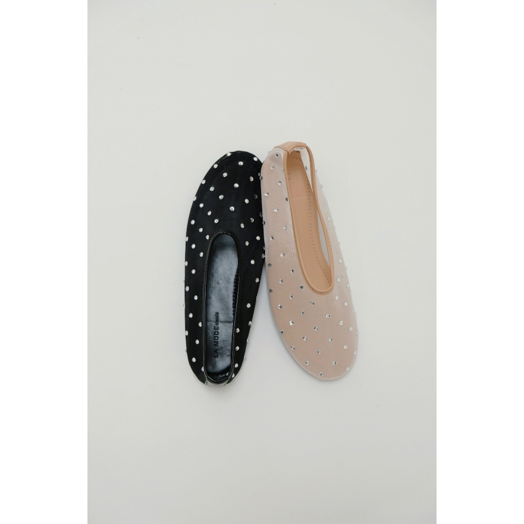 (WIDE FORM) 26S39 - SERA MESH FLATS