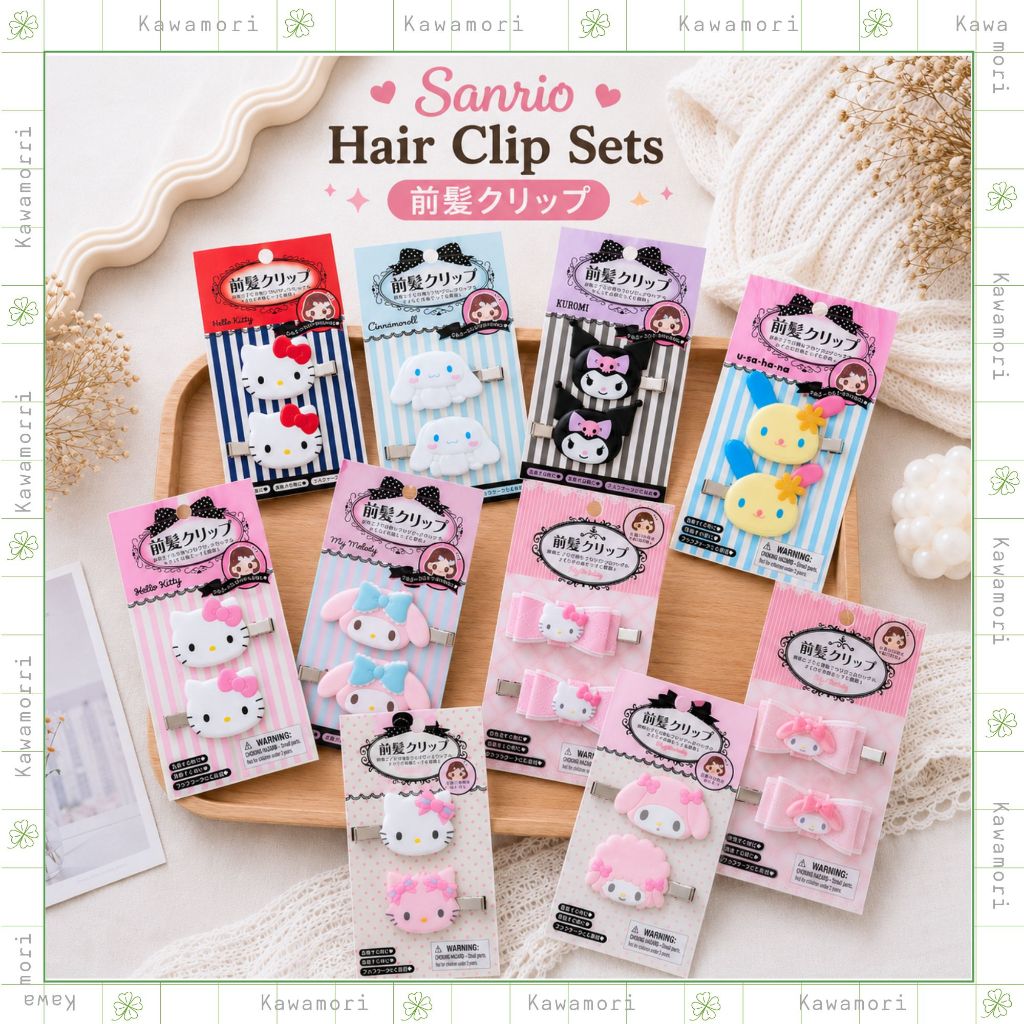 [ของแท้จากญี่ปุ่น] ชุดกิ๊บติดผม Sanrio - ชุดกิ๊บติดผม Sanrio