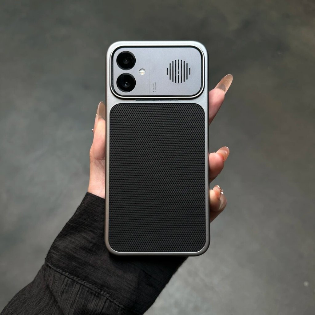 ฝาหลังผ้าพลาสติกสีเงินสําหรับ Redmi K90 Pro Max / K90 Max / K90 Ultra / K90 - ด้านหลังผ้าหรูหรา