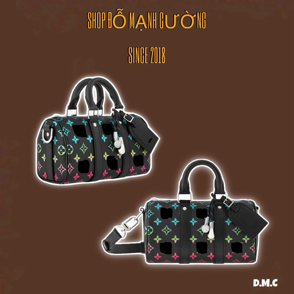 ️[คุณภาพสูง] สินค้า! Keppa Full Box Mens Crossbody Bag and Handbag - ลายดอกไม้สีเขียวประณีต