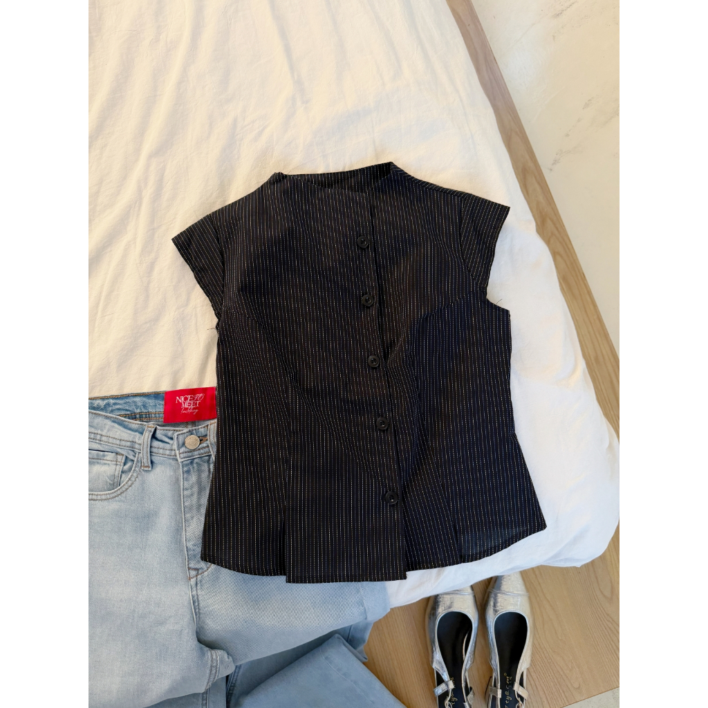 LENCLOTHING เสื้อเชิ้ตผู้หญิง A2197-00 - เสื้อเชิ้ต Somi ลายจีน