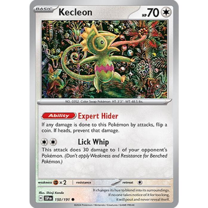การ์ด Pokemon Kecleon - 150/191 - ทั่วไป