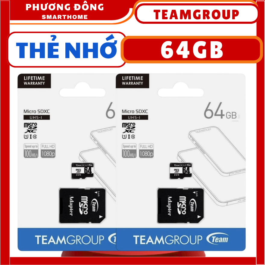 TEAM GROUP CLASS 10 64GB MEMORY CARD READ NOTES - ผลิตภัณฑ์ 5 ปีของแท้