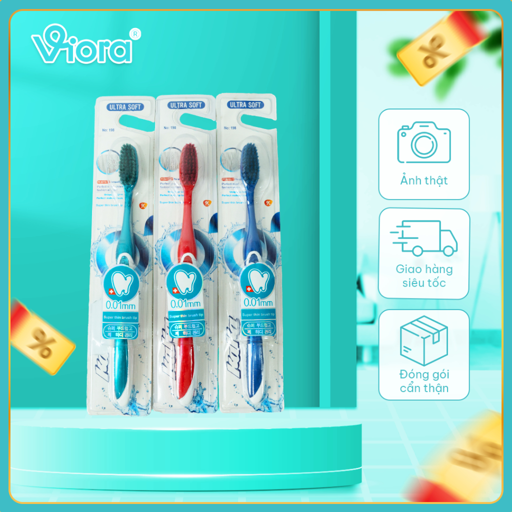 KAKA PRO แปรงสีฟัน N198 ULTRA SOFT Technology Super SOFT Bristle 0.01mm - VIORA SHOP
