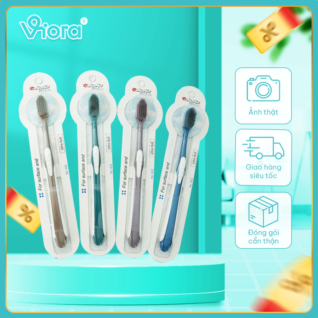 KAKA PRO แปรงสีฟัน N602 เทคโนโลยีทําความสะอาดล้ําลึก ULTRA SOFT Fluff - VIORA SHOP