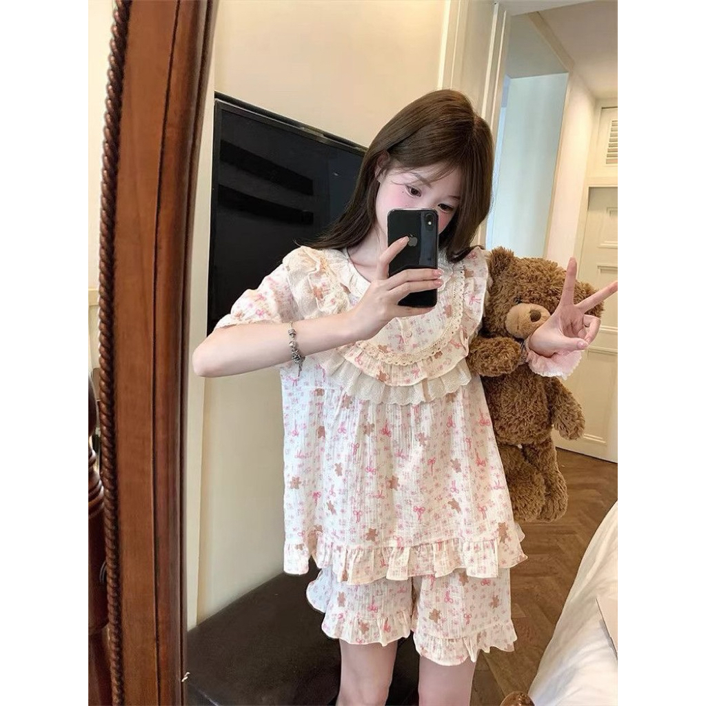 BEAR PYJAMA CUTE SUMMER BEAR