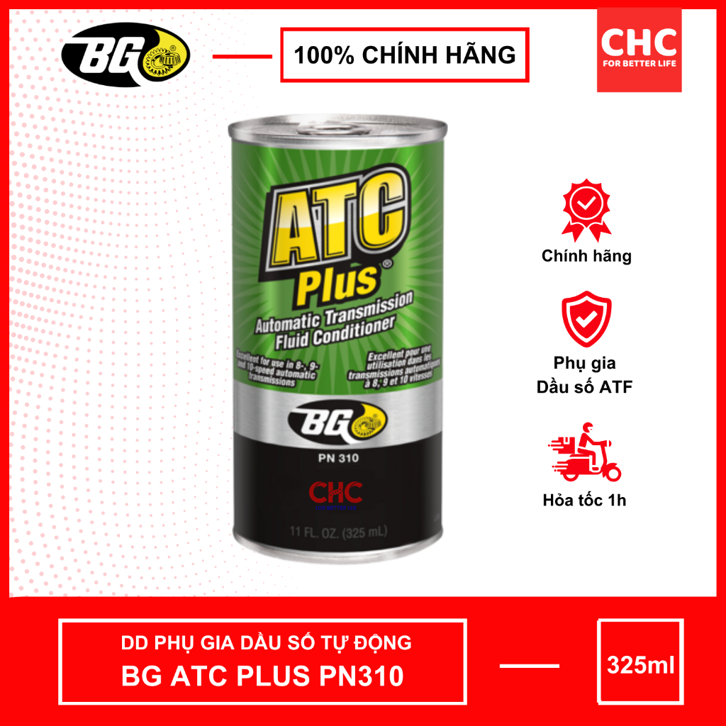 BG ATC Plus PN 310 WOR สารเติมแต่งน้ํามันเกียร์อัตโนมัติ สารเติมแต่งพร้อมน้ํามันเกียร์อัตโนมัติ ATF 