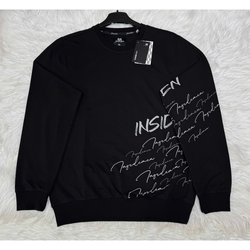 Insidemen Mens Sweatshirt ISW009W3 – Regular Fit