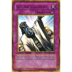 [ การ์ด Yugioh ของแท้ ] Solemn Judgement GLD2-EN044