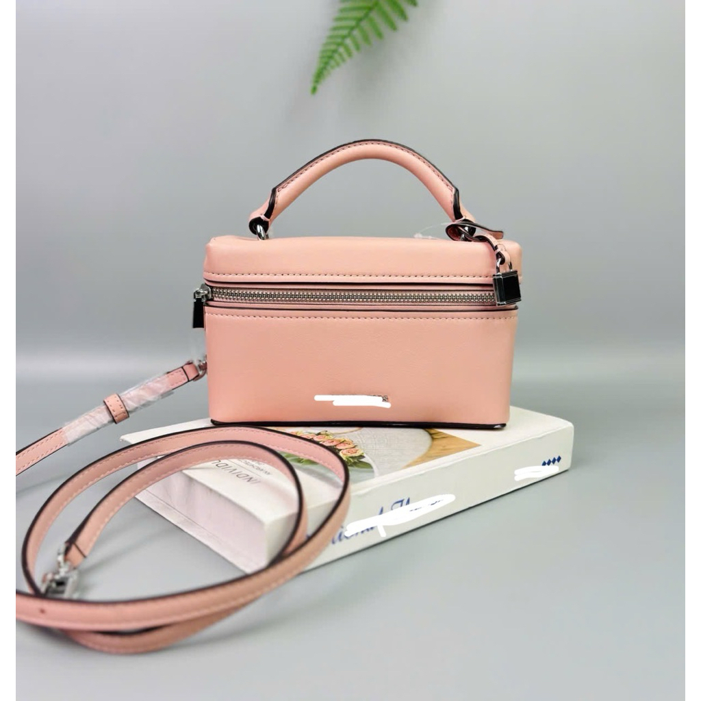 [USA] Jana Mk Trunk Bag Powder สีชมพู ขนาด 19cm