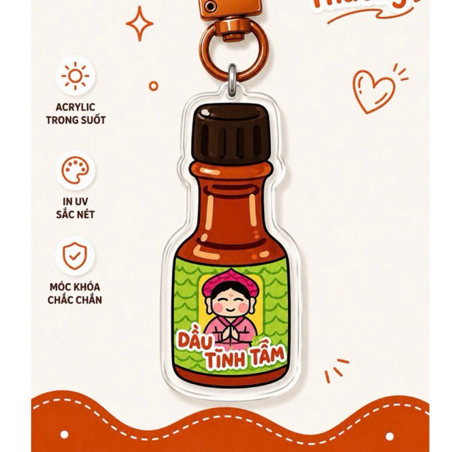 LIFE SPICE KEYCHAIN - TINH TAM WIND OIL