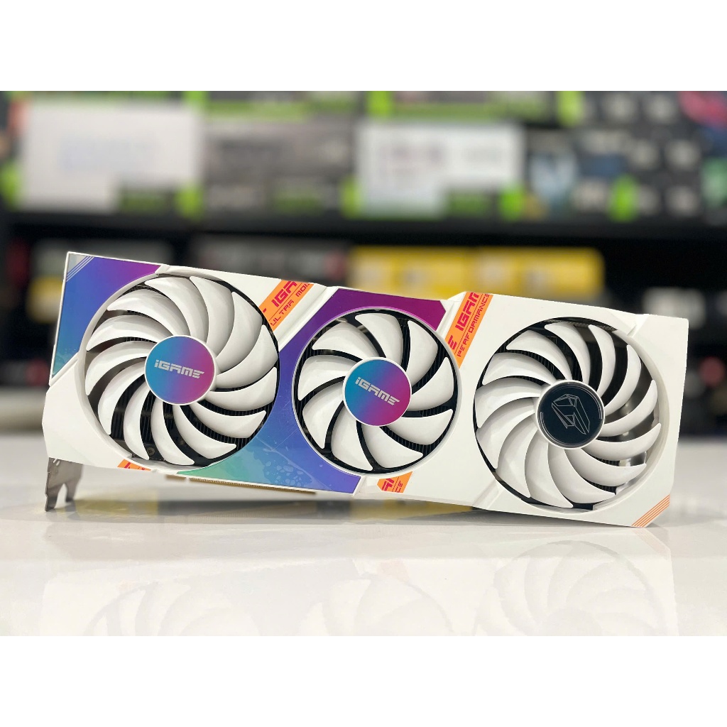 การ์ดวิดีโอ VGA สีสัน RTX 3070 Ti iGame UltraWhite 8GB OC GDDR6 BEAUTIFUL ZIN