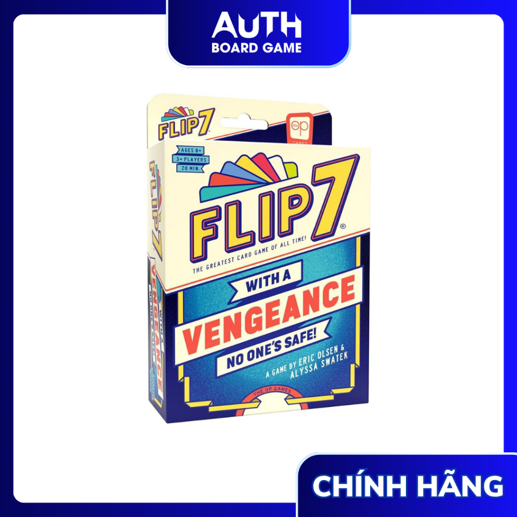 [ของแท้] Flip 7: With a Vengeance – การ์ดเกม Dramatic Luck Push