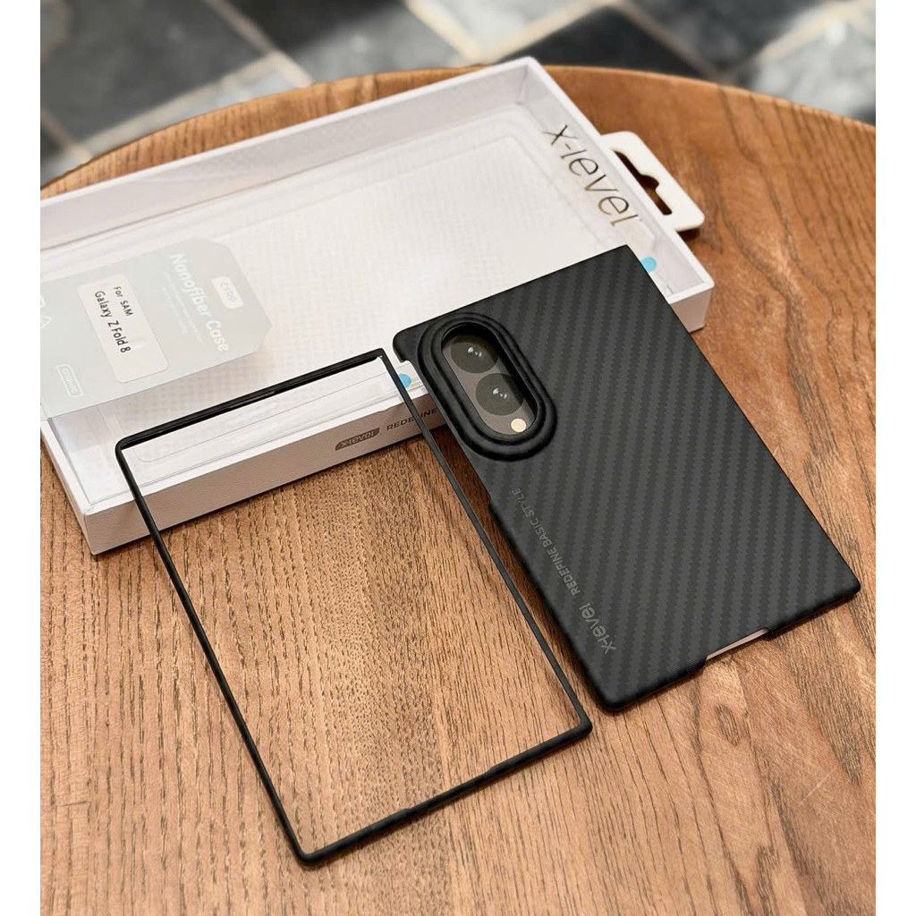 X-Level Nanofiber Galaxy Z Fold 8 / Fold 8 Ultra Case – Ultra Thin, Ultra-Light Premium Carbon