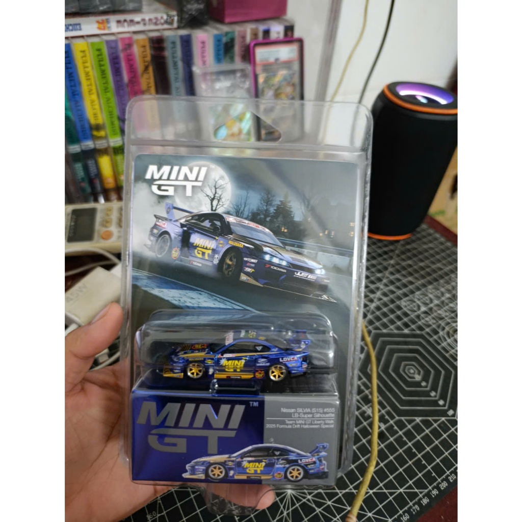 MINI GT 1185 Nissan LB-Super Silhouette S15 Silvia Team Mini GT รถโมเดลฮาโลวีน
