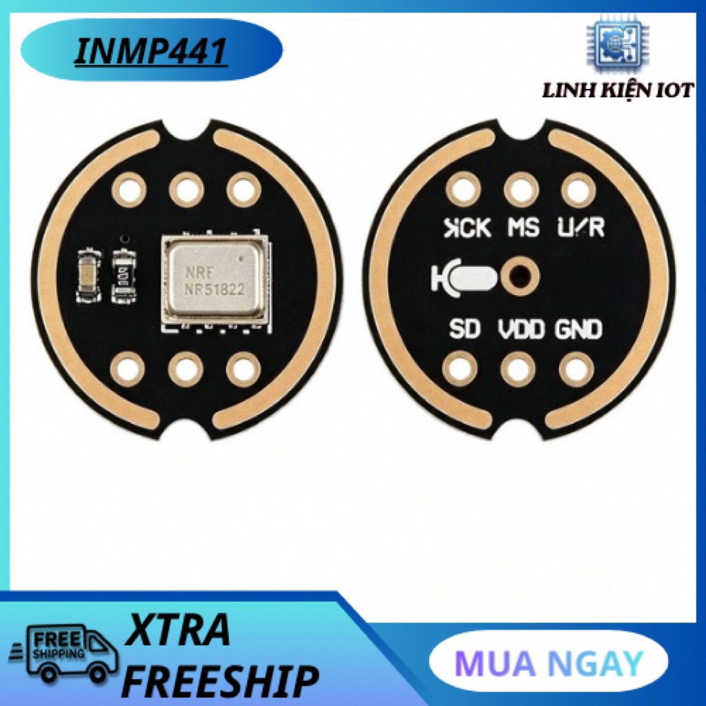 INMP441 I2S เซ็นเซอร์เสียงไมโครโฟน Omnidigital