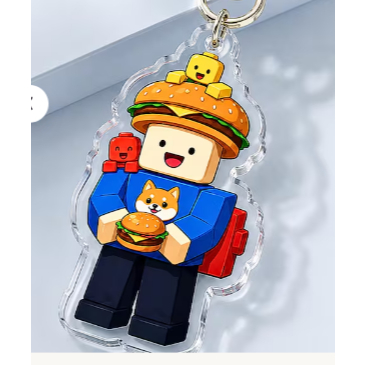 007n7 พวงกุญแจ, Forsaken Roblox อะคริลิคโทรศัพท์ Charm