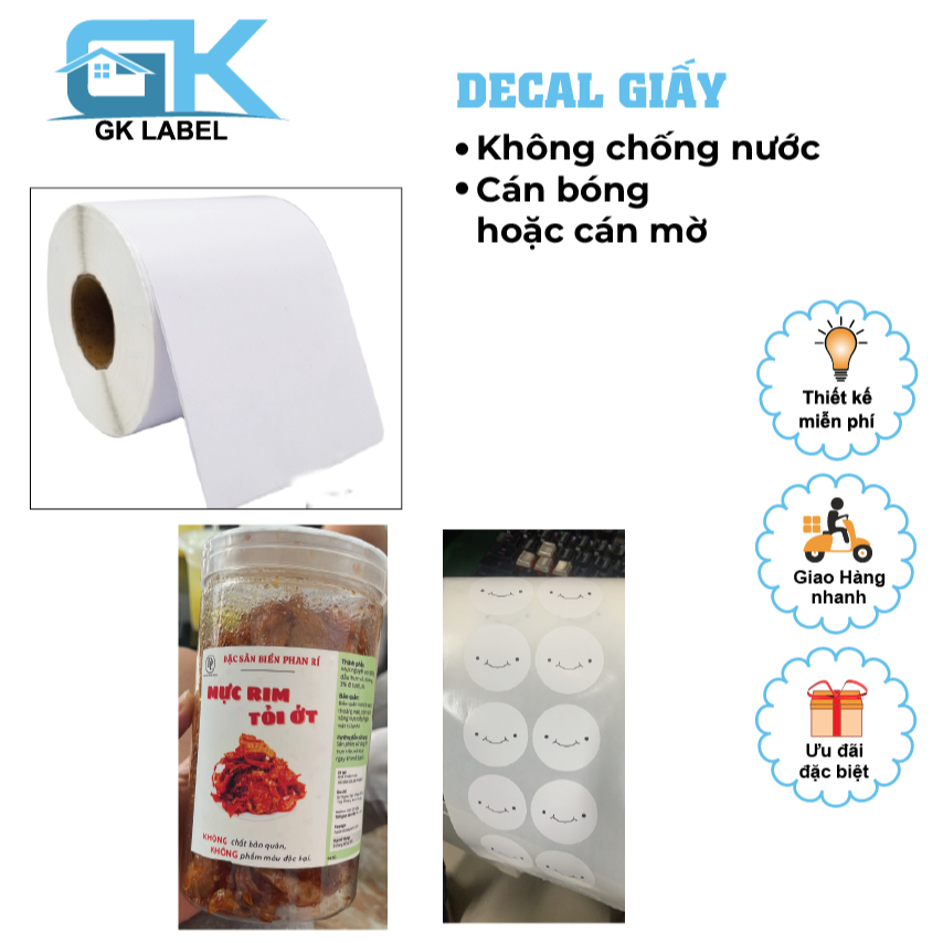 Paper Decal Combo - Paper Decal - พิมพ์ตามความต้องการ