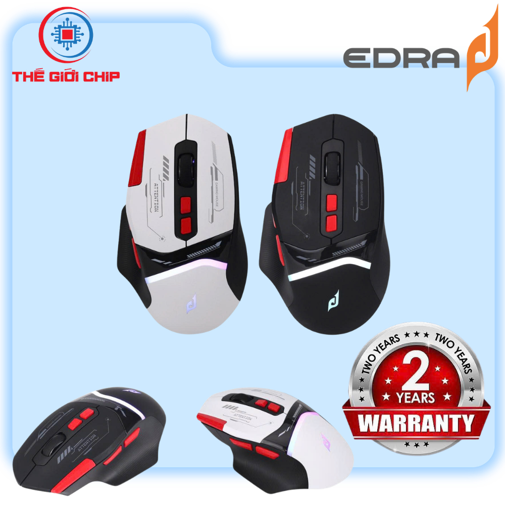 EDRA EM63 I เมาส์สําหรับเล่นเกมแบบมีสายใน 3/Mien (HCM*HN*DA NANG)Proplier