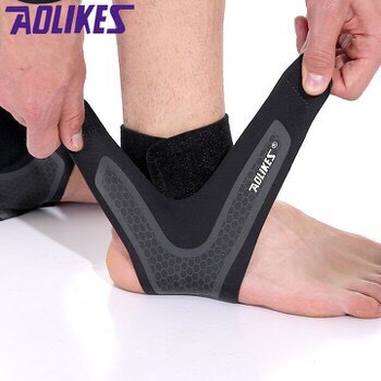 Aolikes AL7130 Aolikes AL7130 อุปกรณ์ป้องกันข้อเท้า, สายรัดส้นคงที่ยิมกีฬาฟุตบอลแบดมินตันบาสเกตบอล P