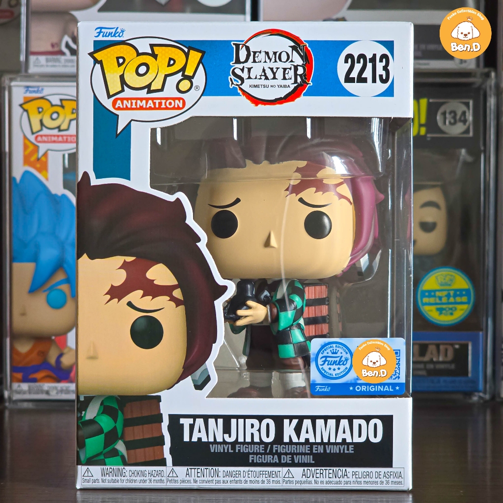 FUNKO POP Fiko POP Animation: Demon Slayer - Tanjiro พร้อม Crow 2213 ซีรีส์พิเศษ