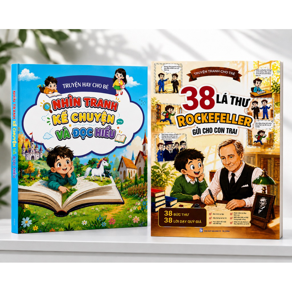 หนังสือ - ดูภาพและเล่านิทาน + ตัวอักษร 38 ตัว โดย Rockefeller