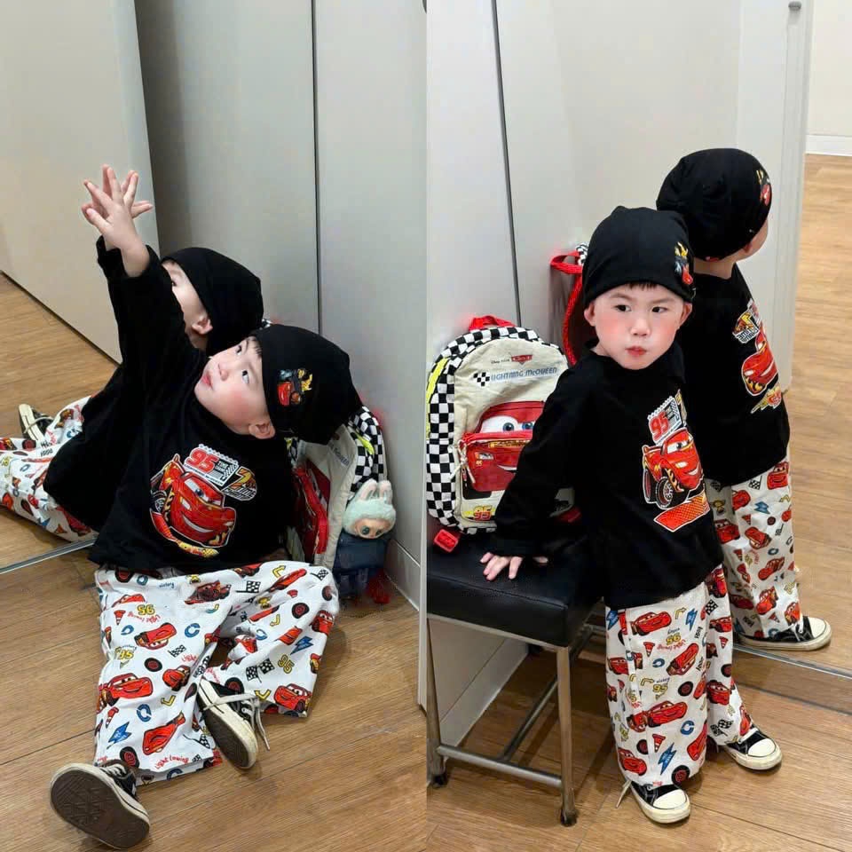 [สินค้า] แมค ราชินี ชุดแขนยาว ชุดเซ็ทเด็กชายใส่ไปโรงเรียน นุ่มสบาย มาตรฐานเกาหลี แฟชั่นเด็ก